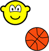 Basketball playing buddy icon  