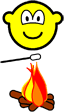 Campfire marshmallow buddy icon  