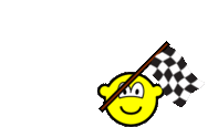 Checkered flag buddy icon animated 