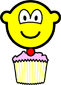 Cup cake buddy icon eating  