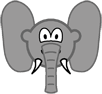 Elephant buddy icon  