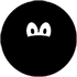 Eyes in the dark buddy icon round 