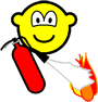 Fire extinguising buddy icon  