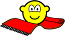 Flying carpet buddy icon  