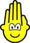 Hand buddy icon  