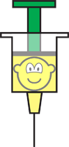 Injection needle buddy icon  