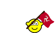 Isle of Man flag waving buddy icon animated