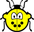 Ladybird buddy icon yellow 