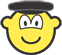 Leather hat buddy icon  