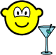 Martini drinking buddy icon  