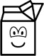 Milk carton buddy icon  