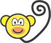 Monkey buddy icon  