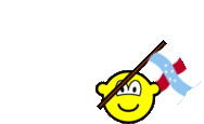 Netherlands Antilles flag waving buddy icon animated