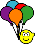 Party balloons buddy icon  