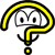 Questionmark buddy icon alphabet 