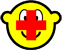Red cross buddy icon  