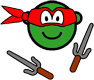 Red Ninja Turtle buddy icon  