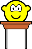 School desk buddy icon  