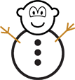 Snowman buddy icon  