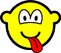 Sticking out tongue buddy icon  