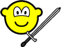Sword fighter buddy icon  