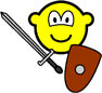Sword fighting buddy icon  