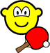 Table tennis playing buddy icon ping pong 