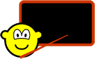 Teacher buddy icon Black board 