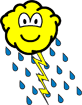 Thunder cloud buddy icon  