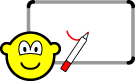 White board buddy icon  