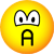 A emoticon talking 