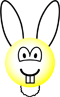 Albino rabbit emoticon  