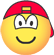 Backward cap emoticon  