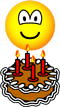 Blowing out candles emoticon  