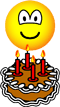 Blowing out candles emoticon 