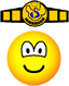 Boxing champion emoticon  