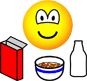 Breakfast emoticon cereal 