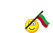 Bulgaria flag waving emoticon animated