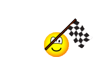 Checkered flag emoticon animated 