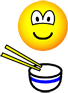 Chop sticks emoticon Rice bowl 