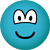 Colored emoticon azure 