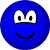Colored emoticon blue 