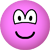 Colored emoticon pink 