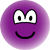 Colored emoticon violet 