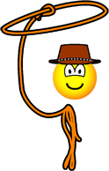 Cowboy lasso emoticon  