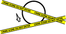 Crime scene emoticon  