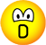 D emoticon talking 