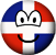 Dominican Republic emoticon flag 