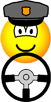 Driving chauffeur emoticon  