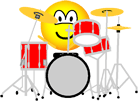 Drumming emoticon Drum kit 